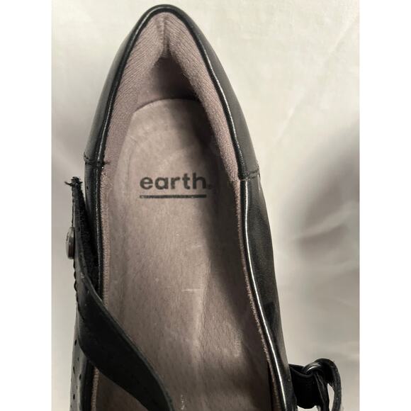 Earth Kara Galile Leather Mary Jane Comfort Shoes Black Size 12M - Picture 3 of 7